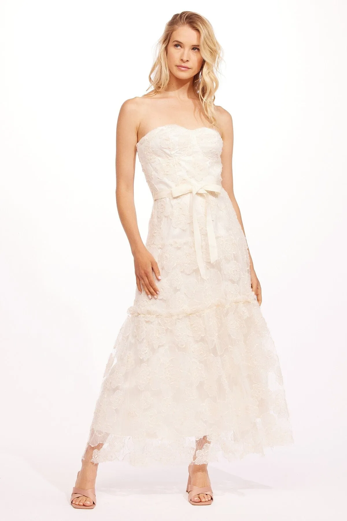 Bertina Dress - Carmel Cream Trend Appeal Hidden-Pocket