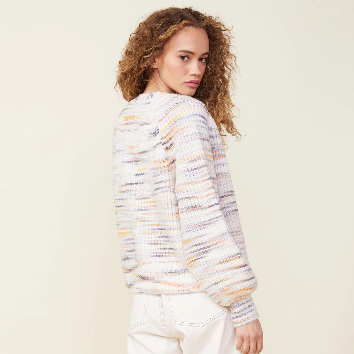 Stretch Technology Space Dye Sweater Cardigan