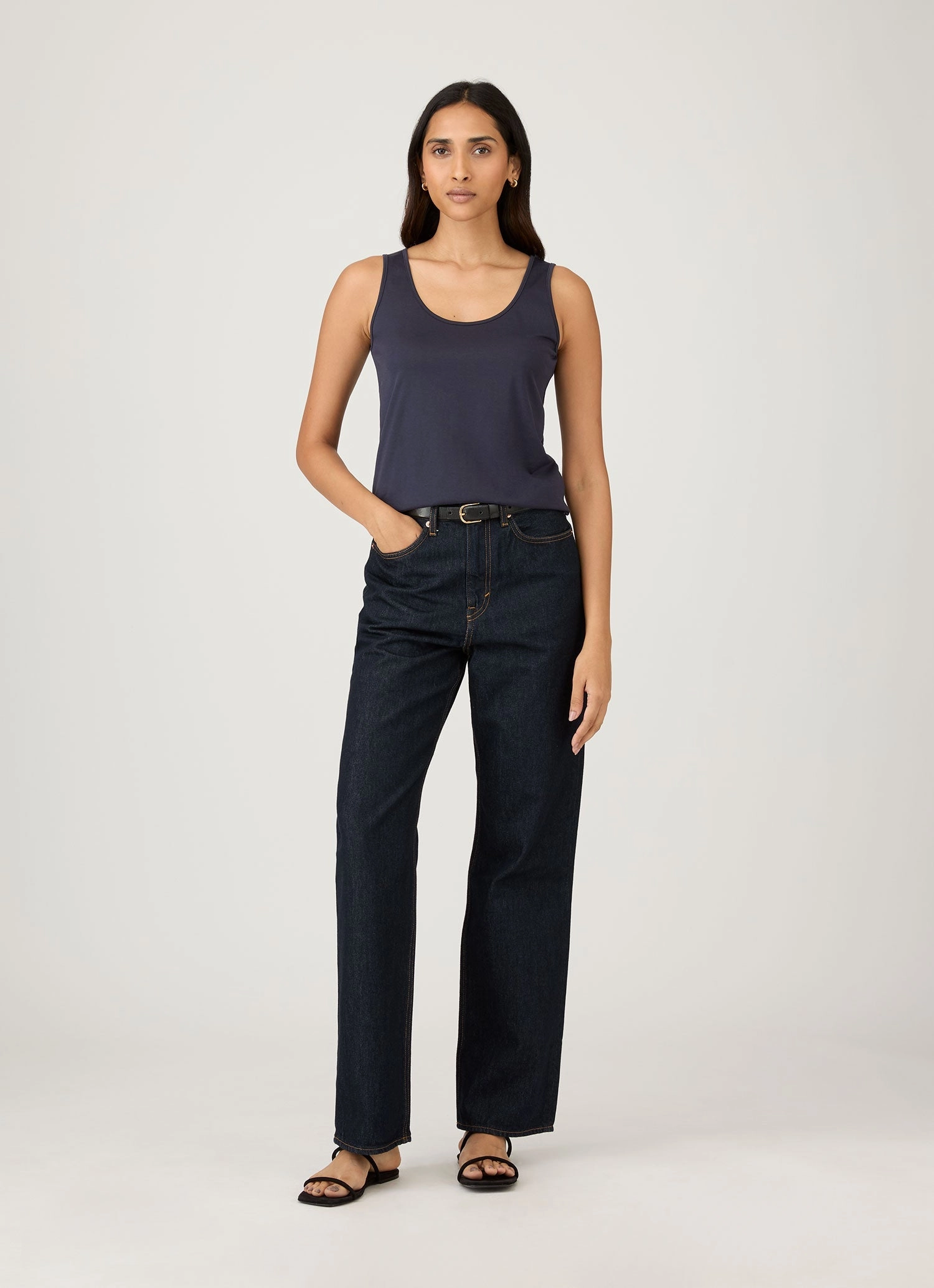 Light Wear Casual Essential Wear Women's Classic Vest in Navy