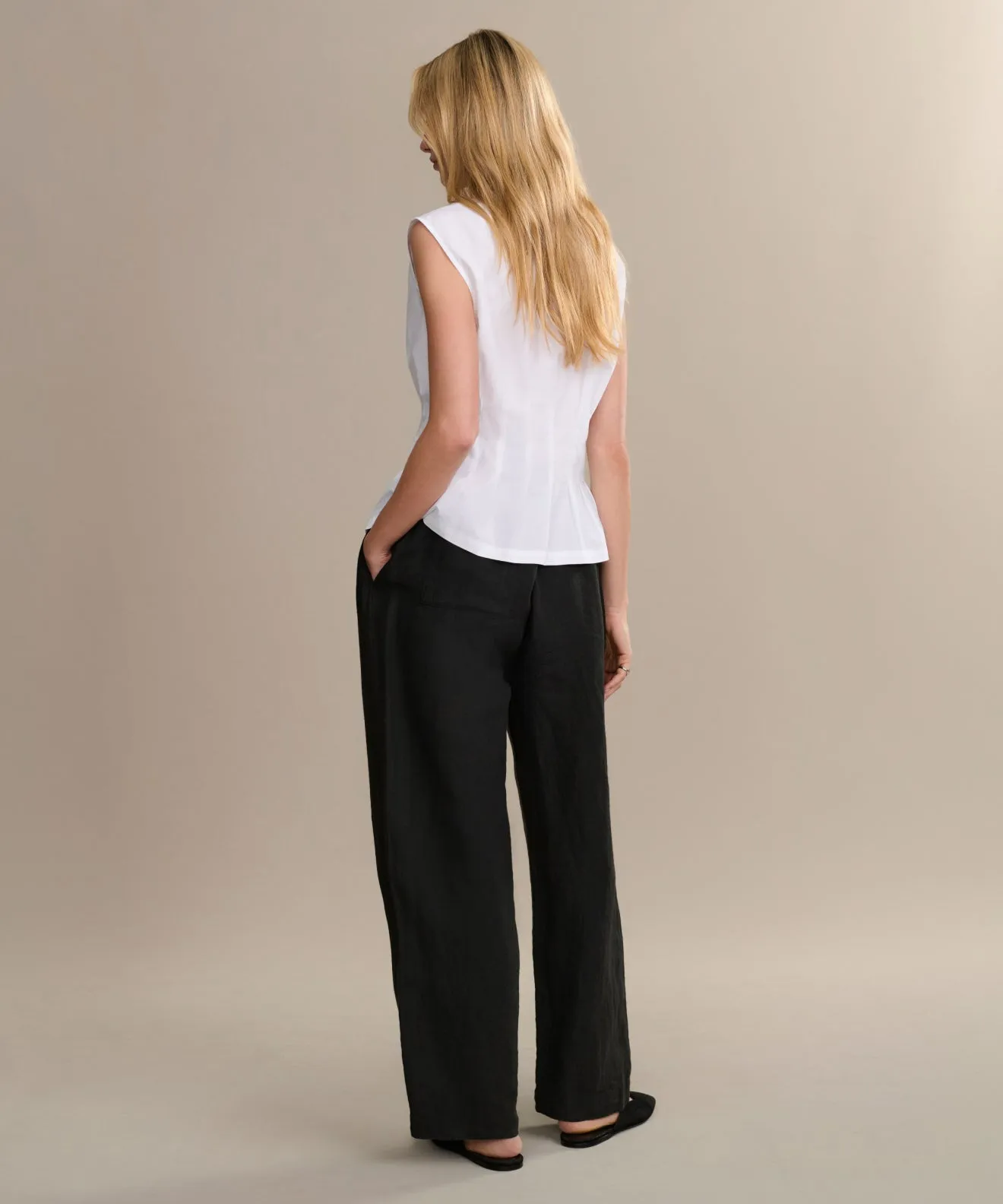 Linen Logan Pant Stretch Fit Wear Quick-Dry Material
