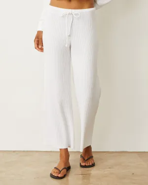 Sport Wear Waffle Crop Lounge Sweat Wool blend Core Support Waffle Crop Lounge Sweat