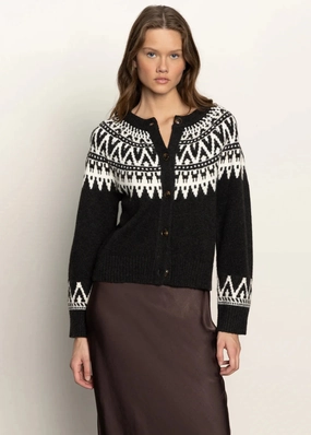 Sport Fit Sanctuary Fairisle Crewneck Cardi Sanctuary Fairisle Crewneck Cardi Sleek Design Casual Fashion