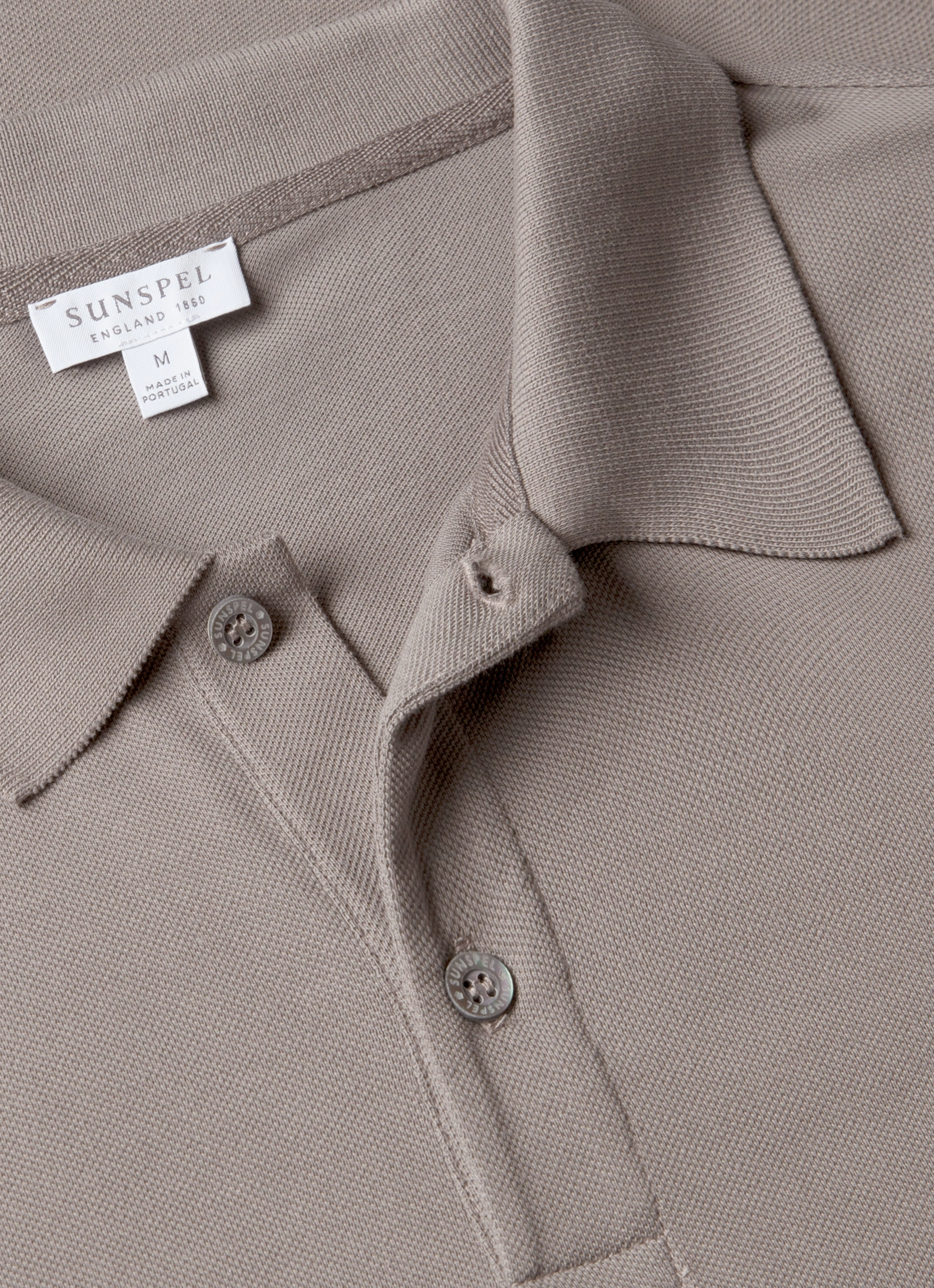 Men's Piqu?? Polo Shirt in Iron Grey Classic Shirt