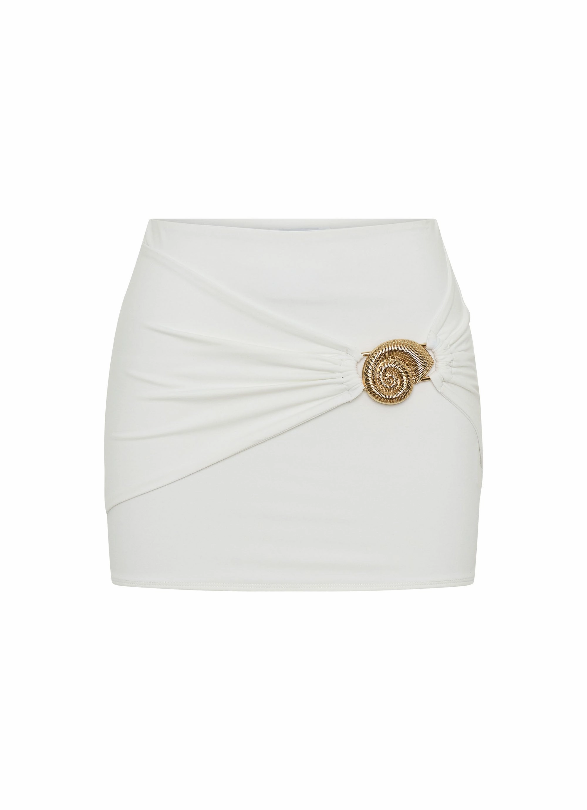 Temperature Regulating Fabric Shoreline Mini Skirt - White