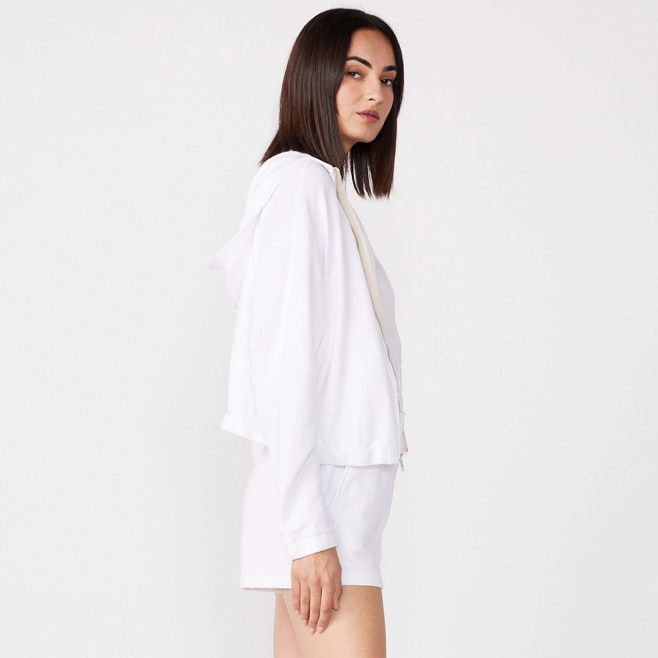 Fashionable Tank Trendy Cardigan Sporty Zip Up Hoody