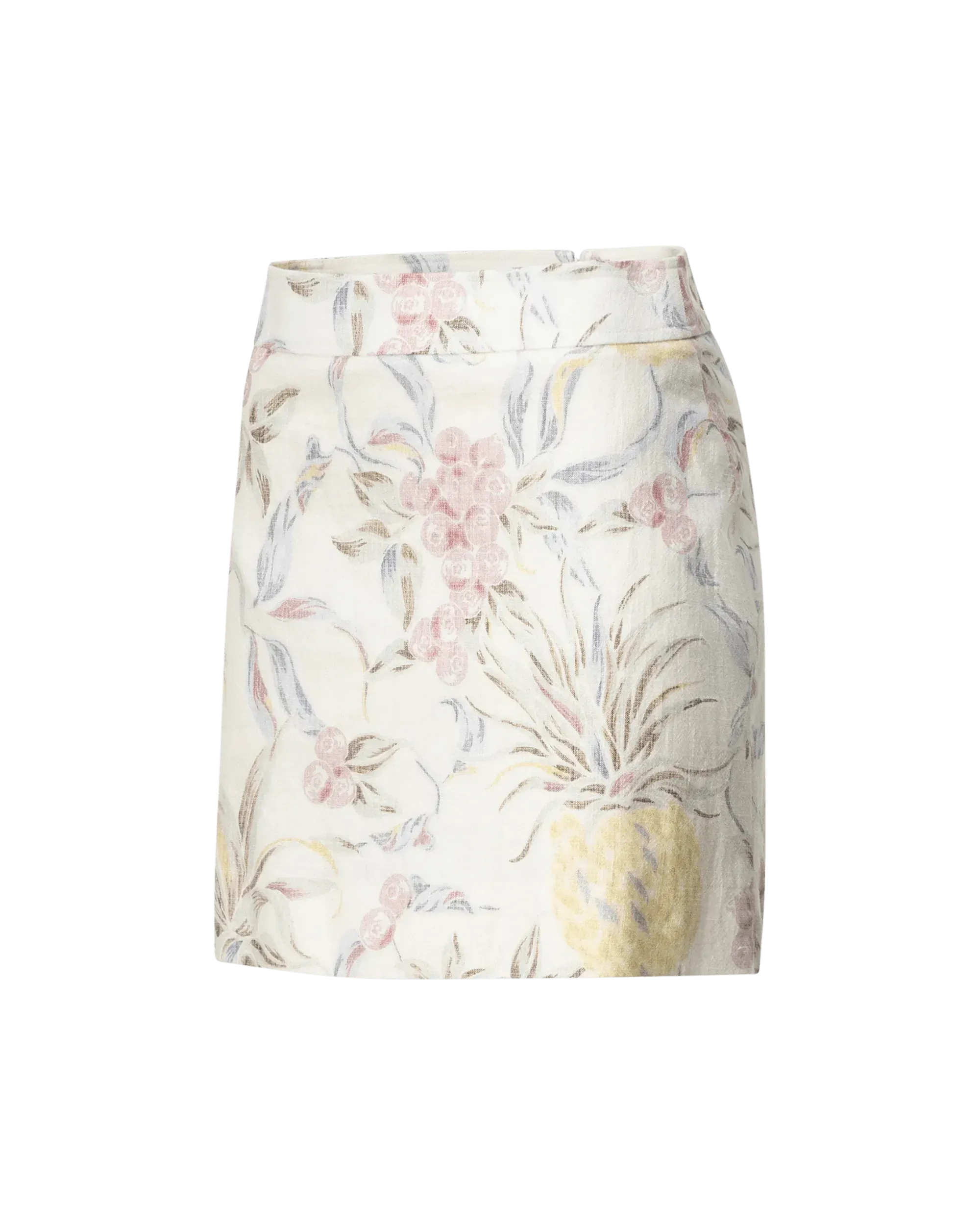 Spring Fruits High Waisted Mini Skirt