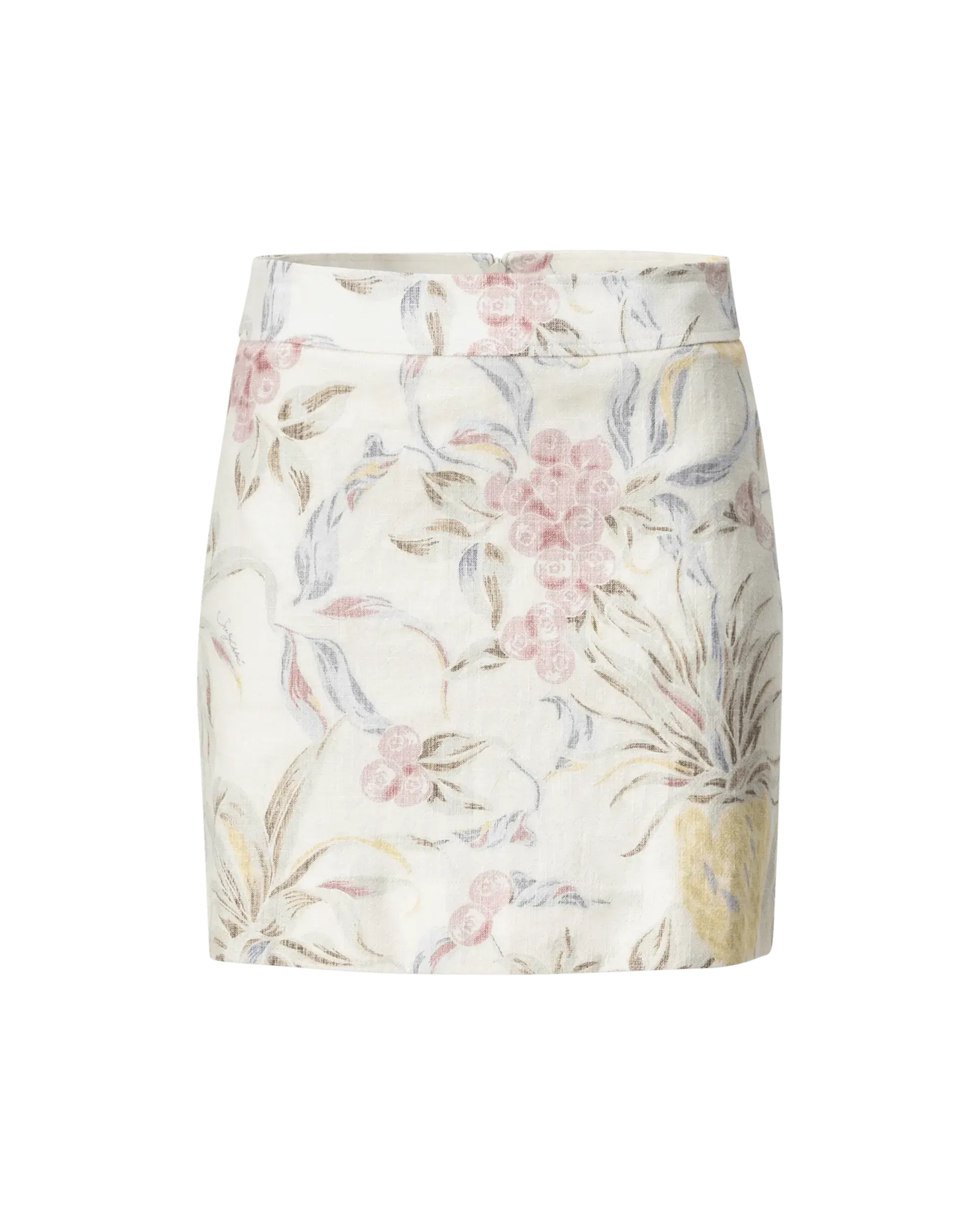 Spring Fruits High Waisted Mini Skirt