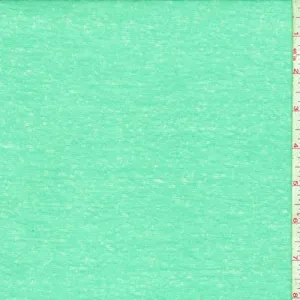 Spring Green Slub Cotton/Linen Jersey Knit Fabric