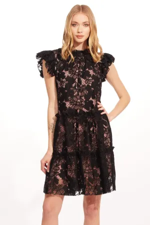 spring outfit Ollie Dress ?C Euphoria Lace Draped Layer Ollie Dress ?C Euphoria Lace
