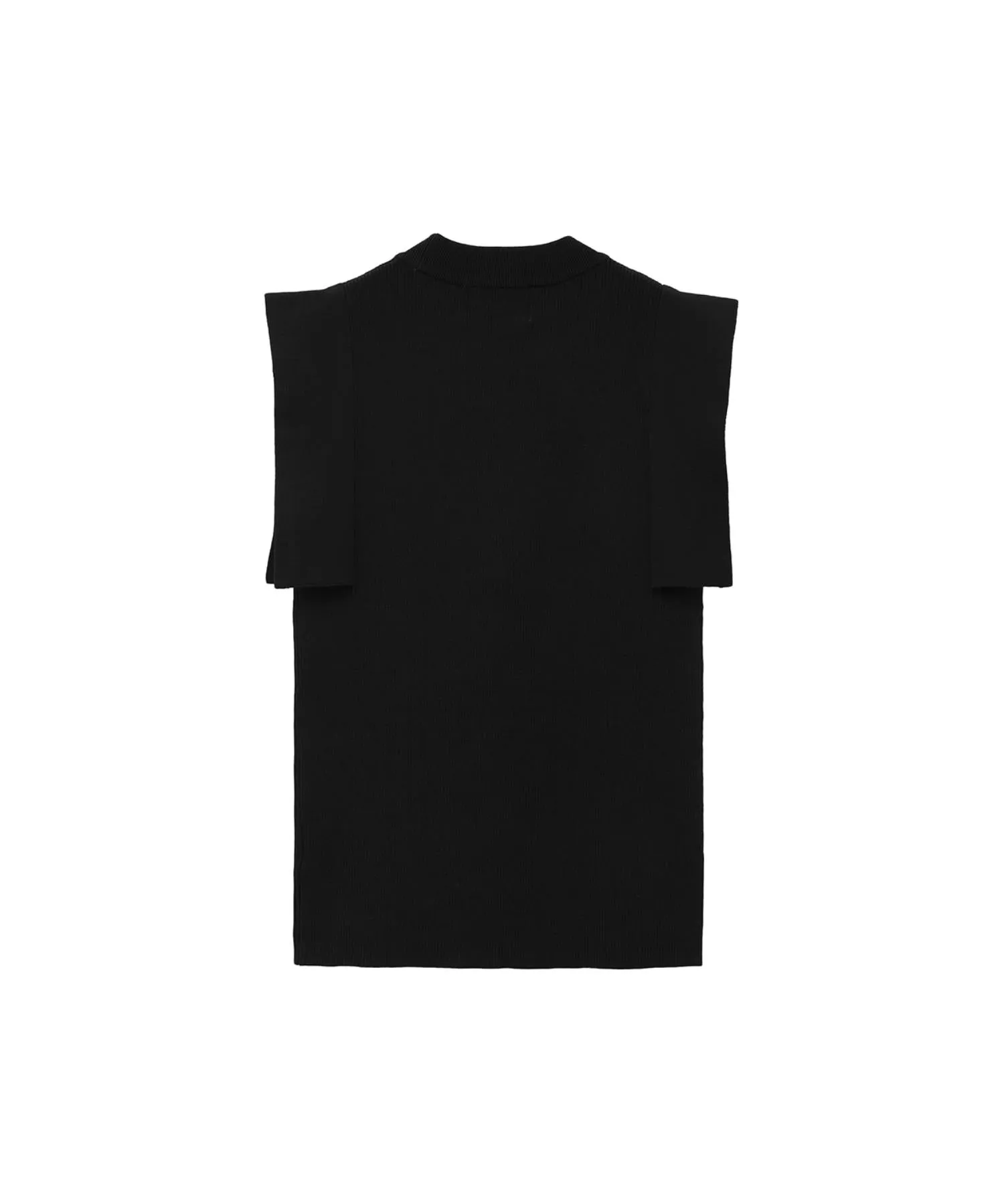 SQUARE SLEEVE KNIT TOPS
