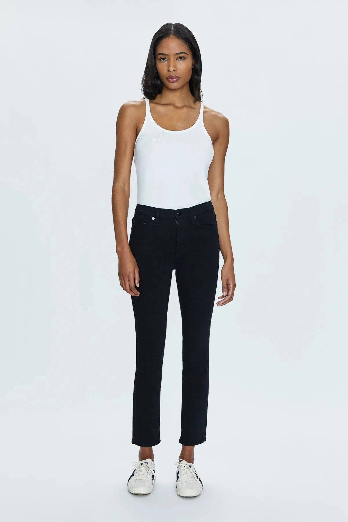 Comfortable Wear Pistola Madi High Rise Slim Jeans - Noir