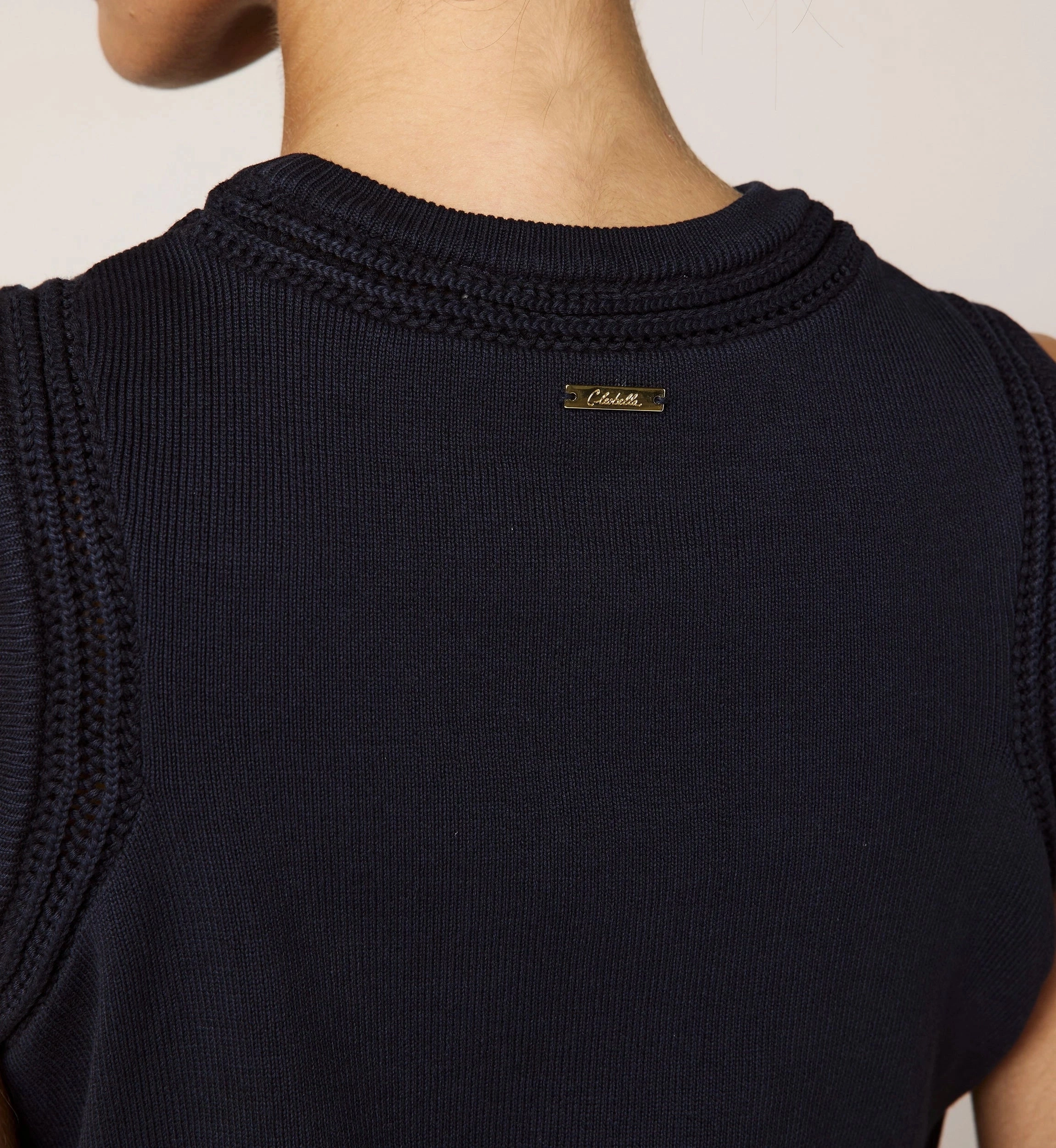 Jade Top | Midnight Blue OdorResistantFinish Midweight Texture