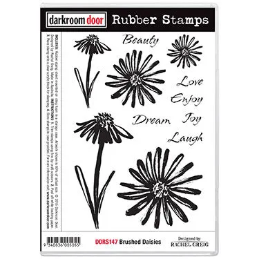 Stamp Set - Brushed Daisies