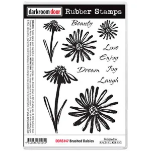 Stamp Set - Brushed Daisies