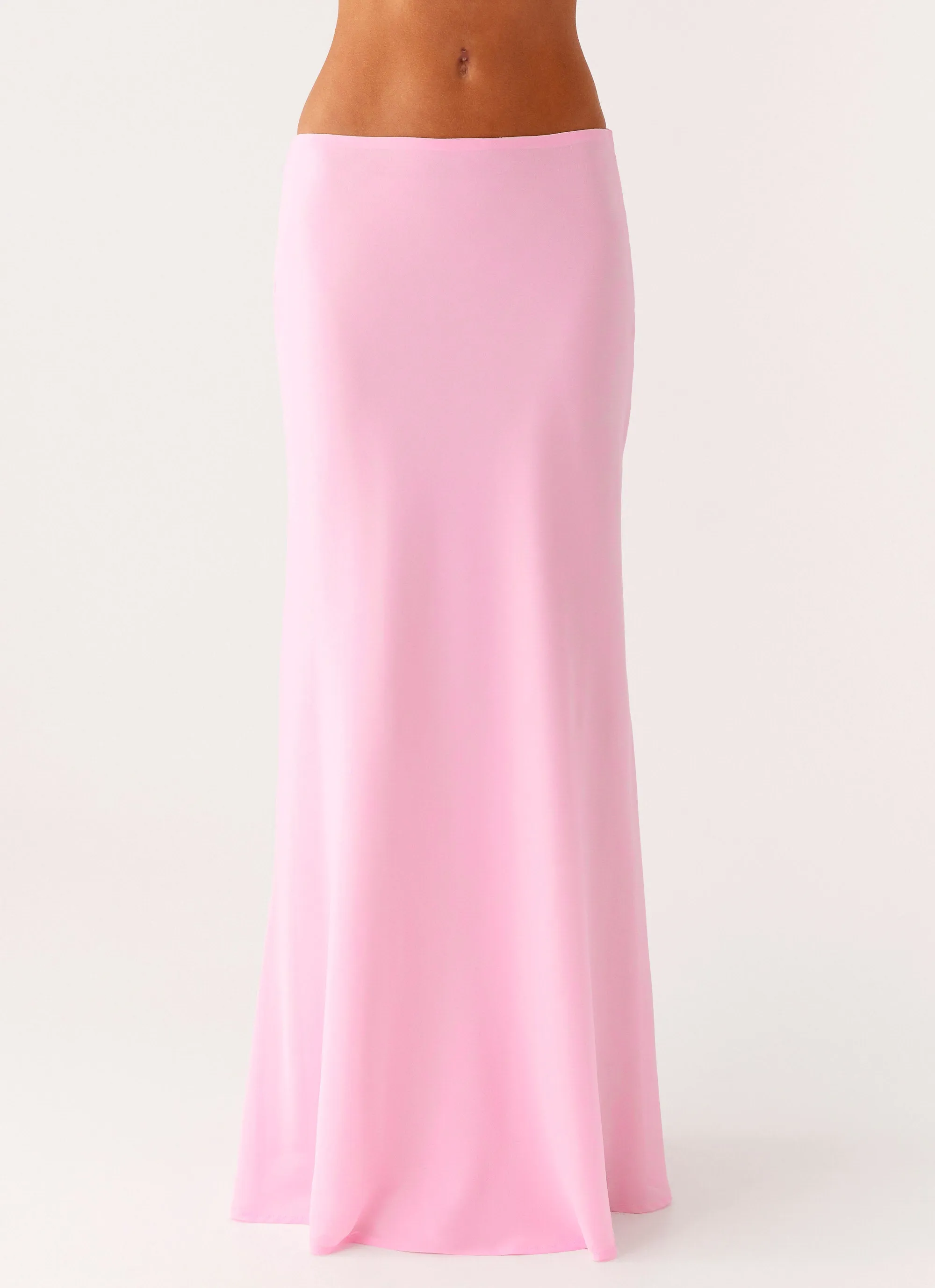 Star Girl Maxi Skirt - Baby Pink Anti Chafe Lining Sport Performance Design