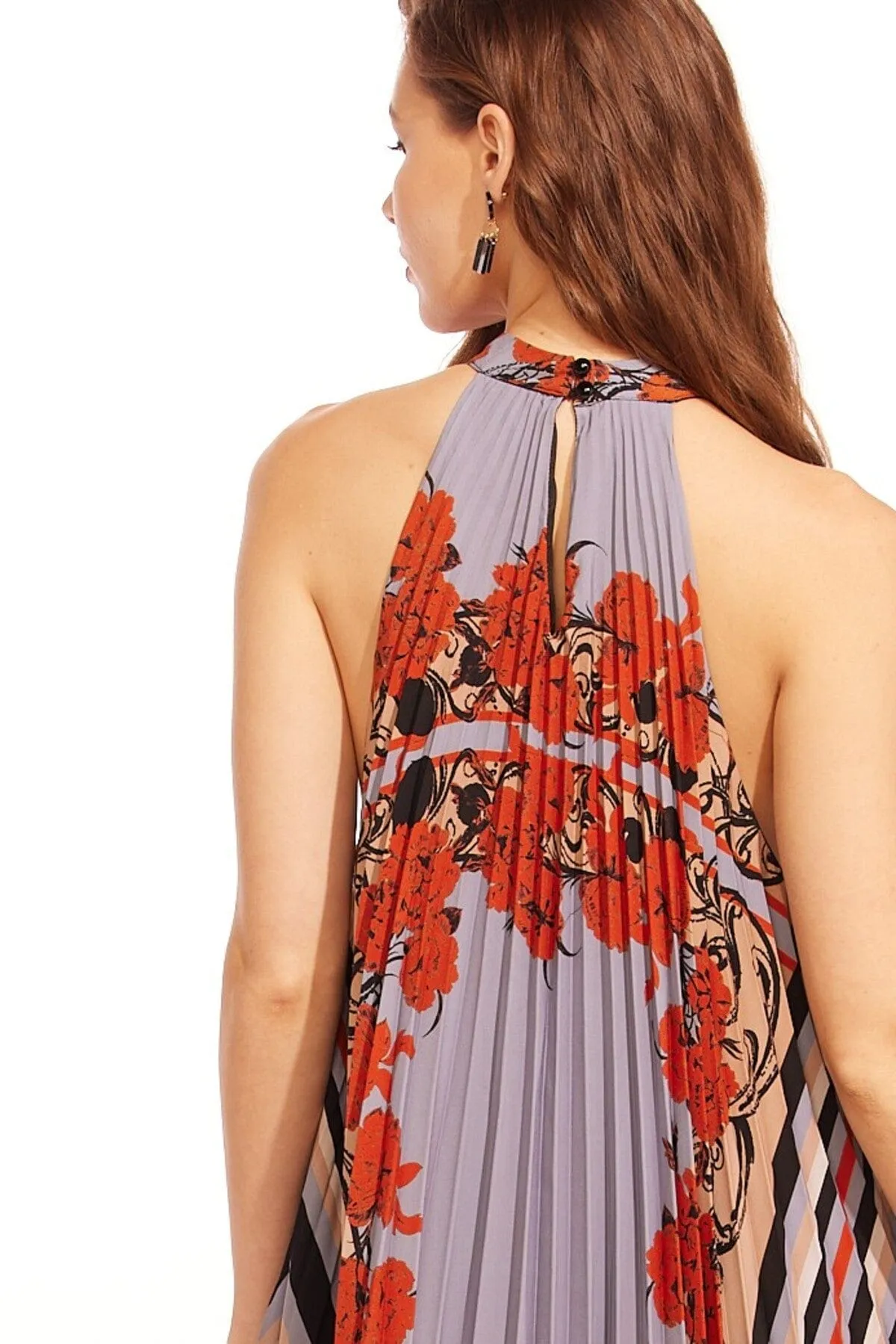 Light Blend Colette Pleated Maxi Dress - Arabesque