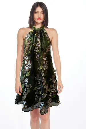 Steel Grey Henriette Dress - Emerald Meadow Henriette Dress - Emerald Meadow Convertible-Style