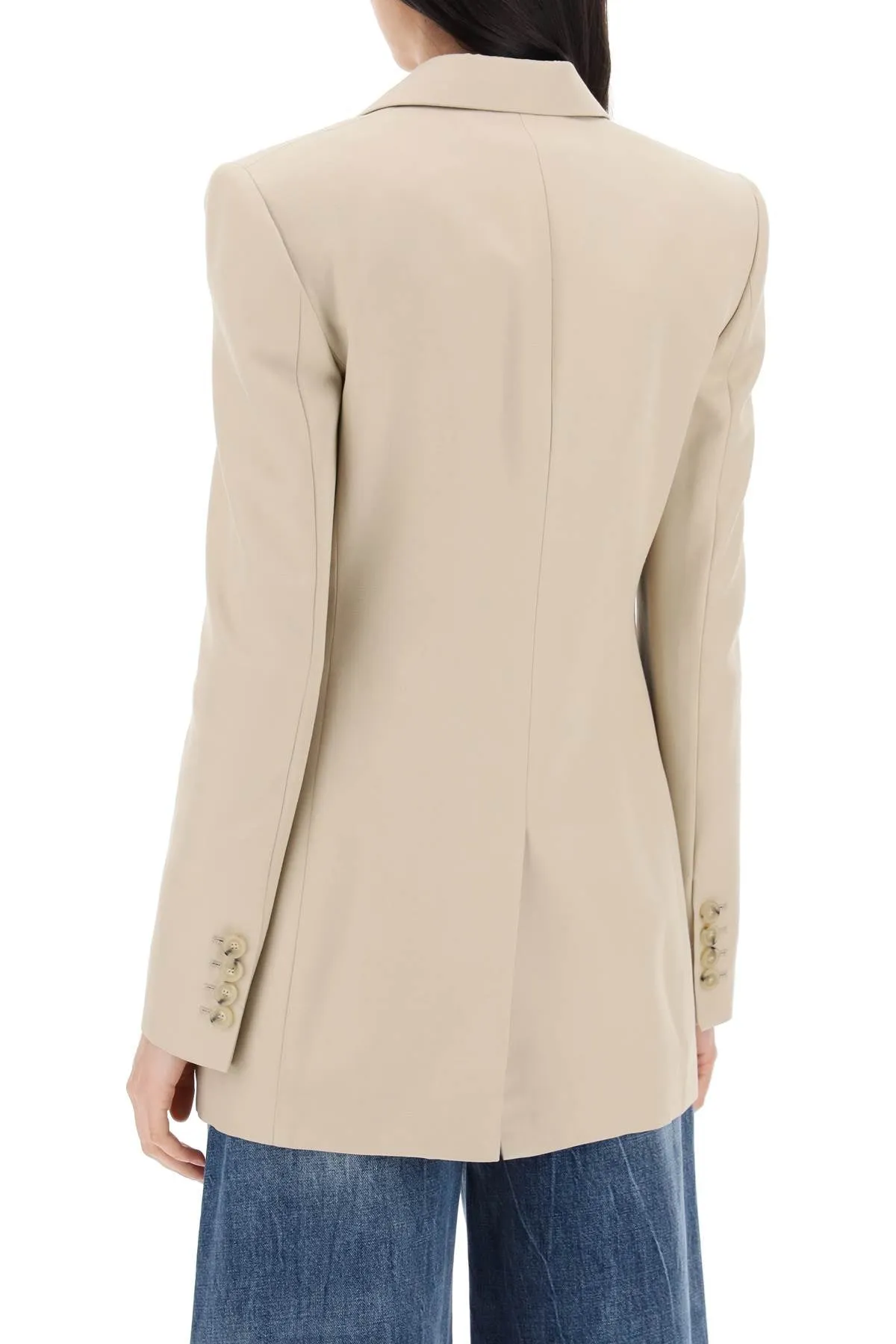 Stella mccartney double-breasted bl 650087 3DU701 SAND