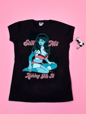 Still Not Asking For It T-shirt - Vixen by Micheline Pitt Elegant and Simple Still Not Asking For It T-shirt - Vixen by Micheline Pitt Indoor clothing
