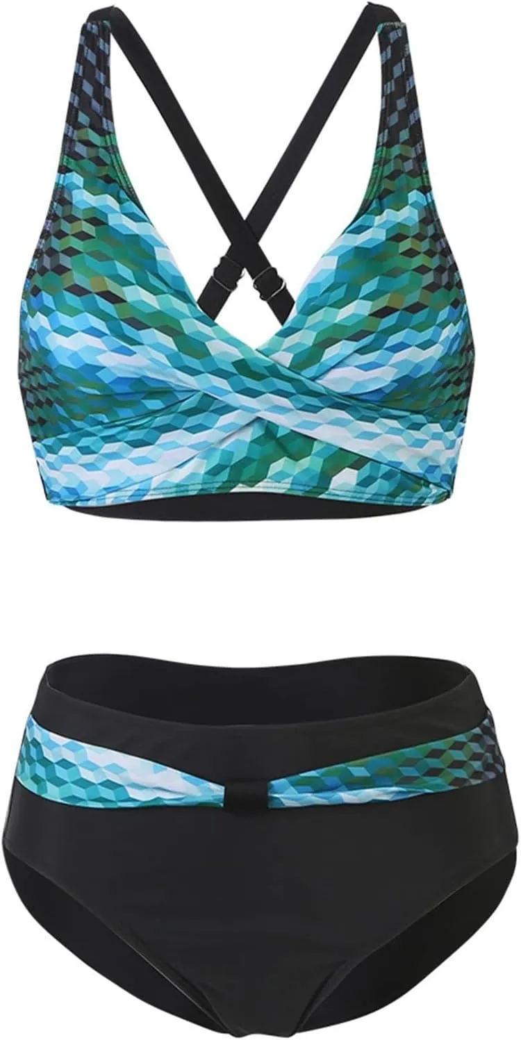 Strapless Bathing Suits for Women 2 Piece Bikini Bikini Sets for Sexy Plus Size Swimsuit 2025 Tankini