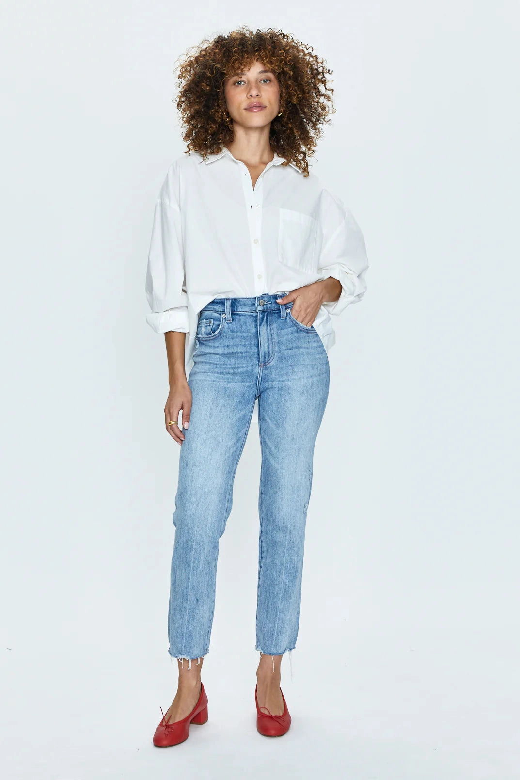 Pistola Monroe High Rise Cigarette -Monet Vintage Everyday Basic