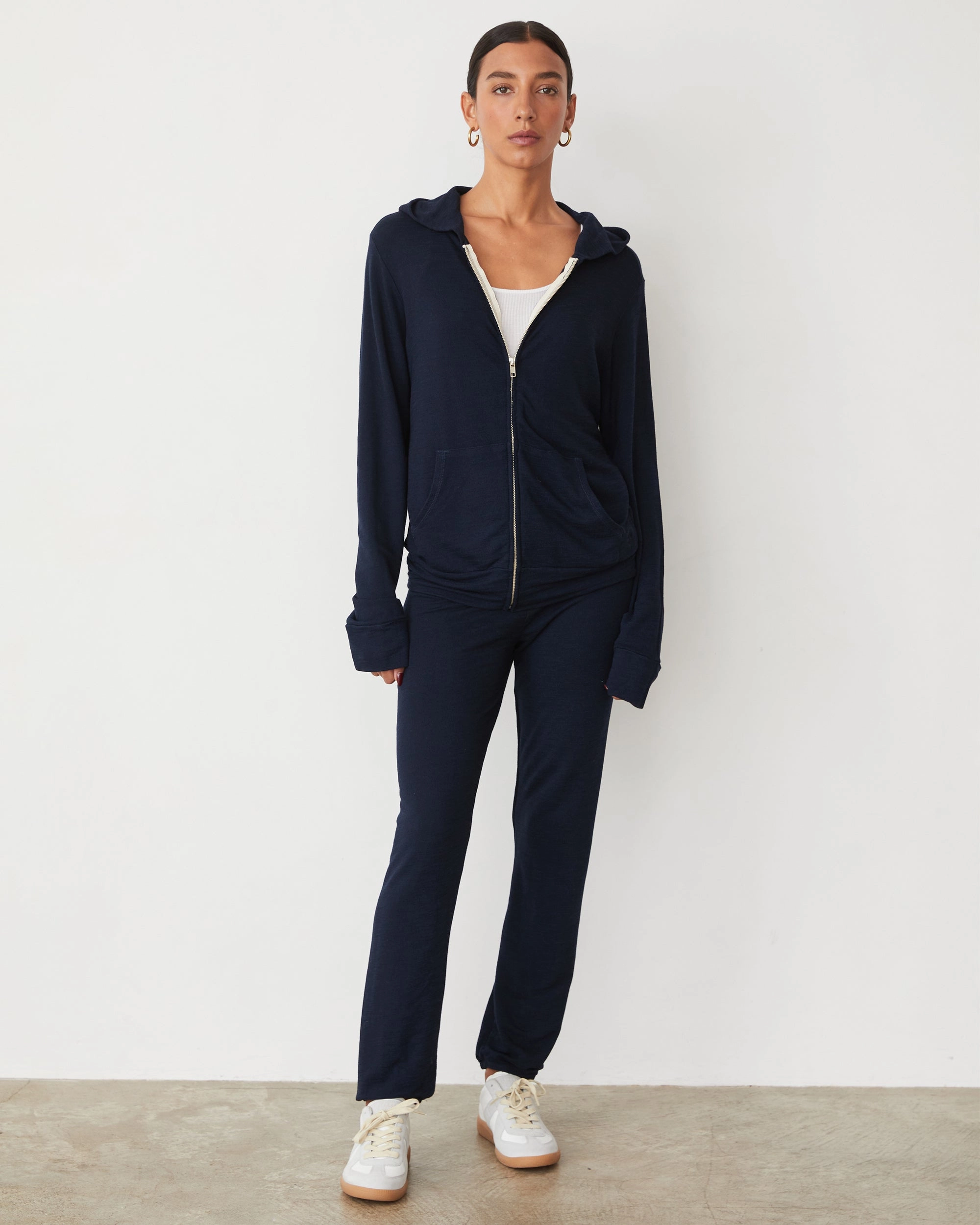 Basic Sweatshirt Supersoft Zip Up Hoody