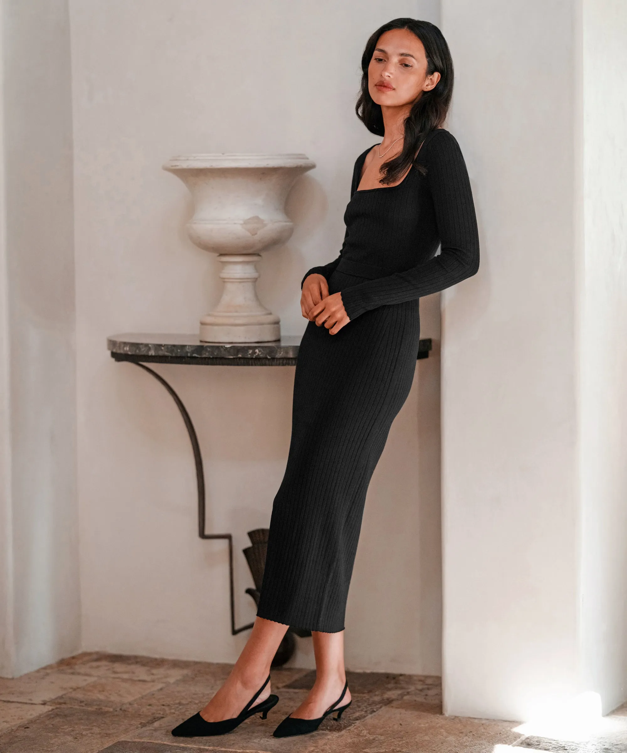 Ribbed Long-Sleeve Moisture Control Lining