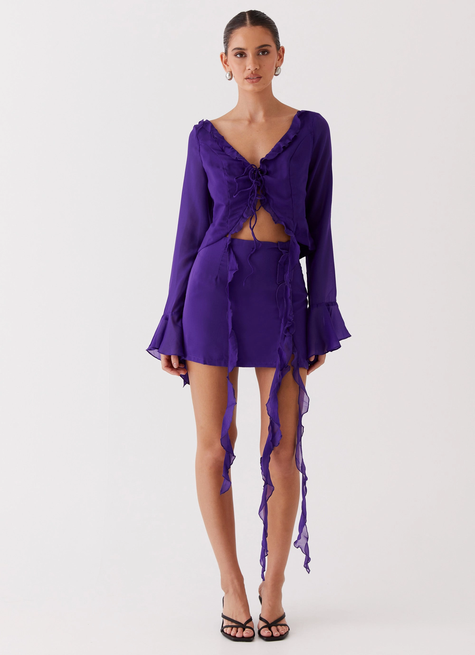 Lightweight Layer Chic Fit My Favourite Part Mini Skirt - Violet