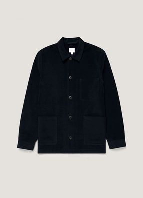 Stretchable Panels Men's Moleskin Twin Pocket Jacket in Navy Men's Moleskin Twin Pocket Jacket in Navy Perseverance Quilted Inner Layer