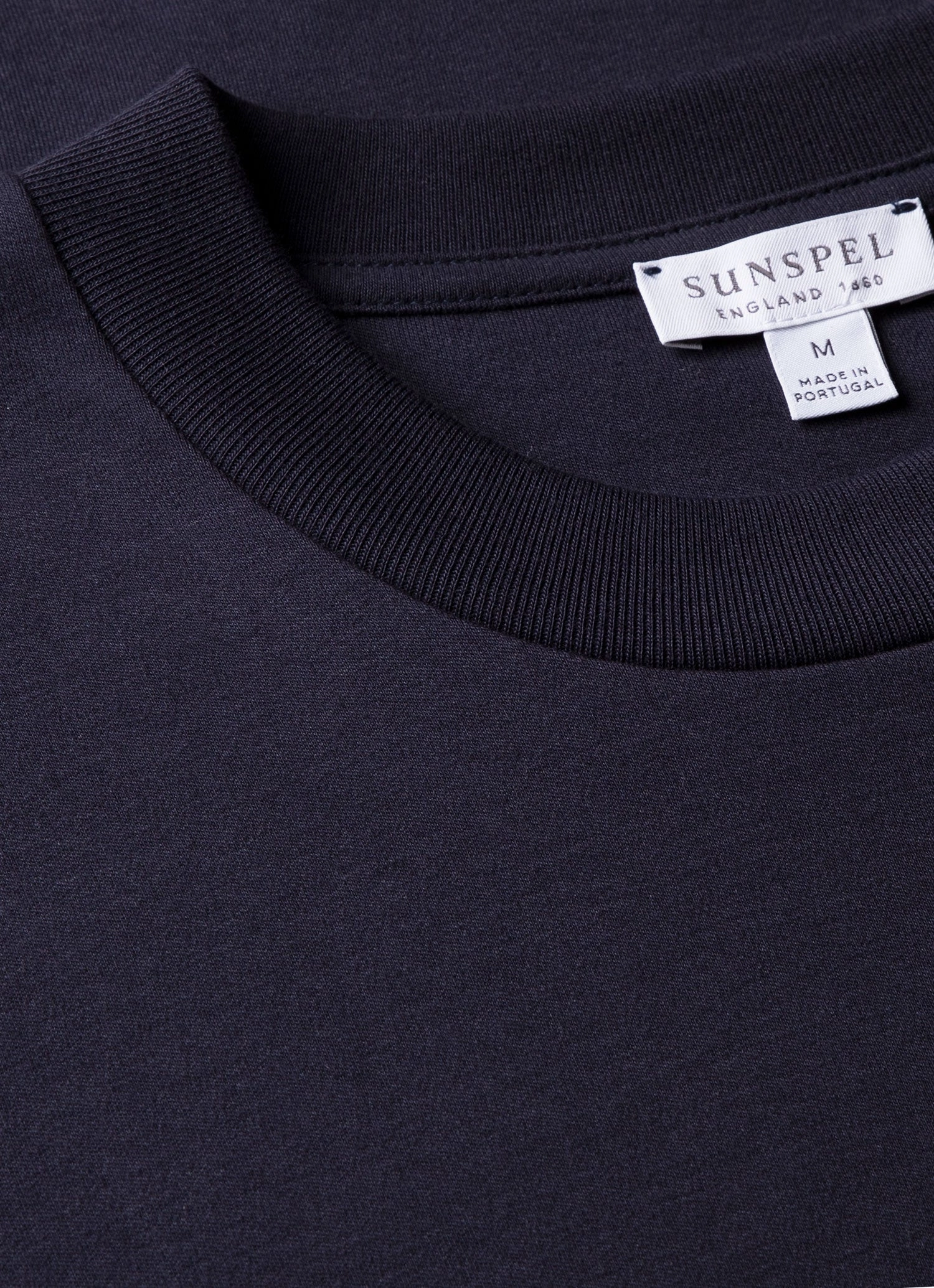 Men's Oversized Heavyweight T-shirt in Navy Multi Panel Structure