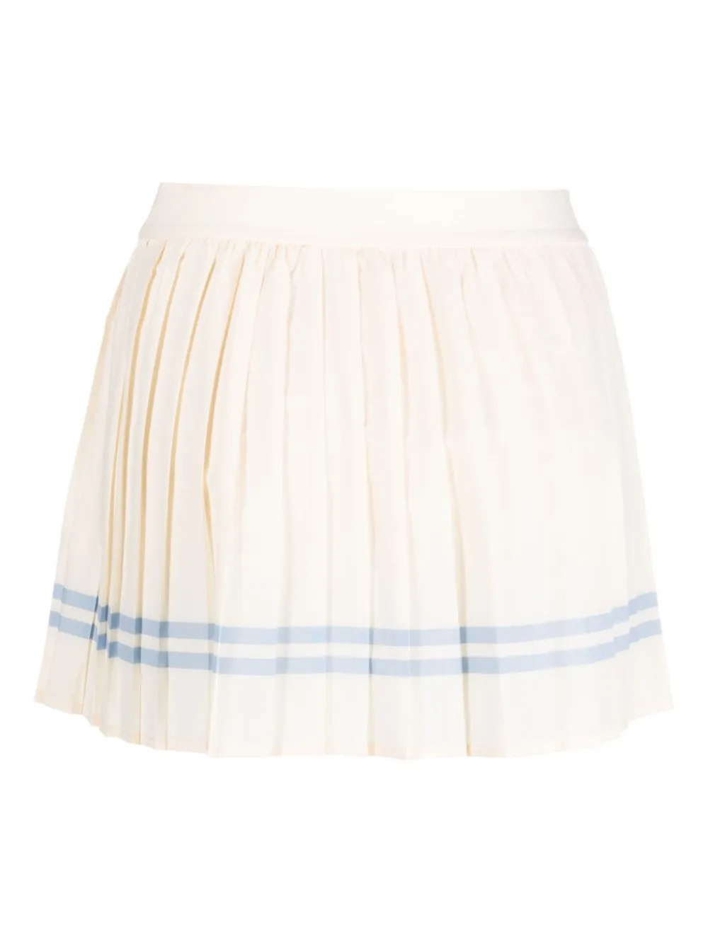 stripe-detailing pleated skort