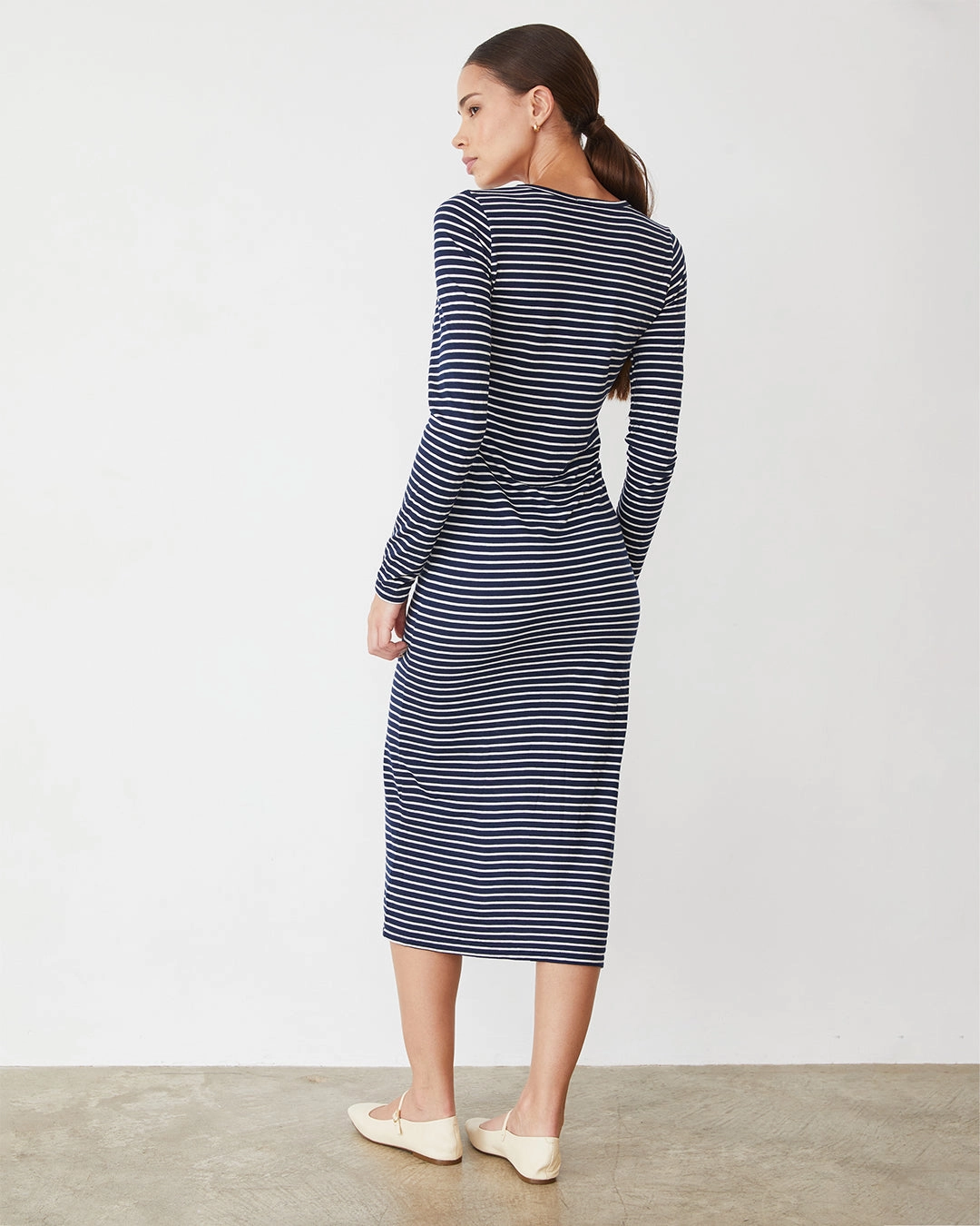 LayeredStyling Stripe Henley Dress