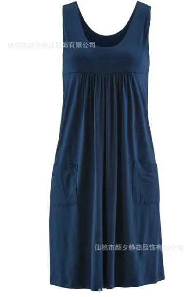 Striped Sleeveless Cami Dress Pocket Women Pocket Dress
