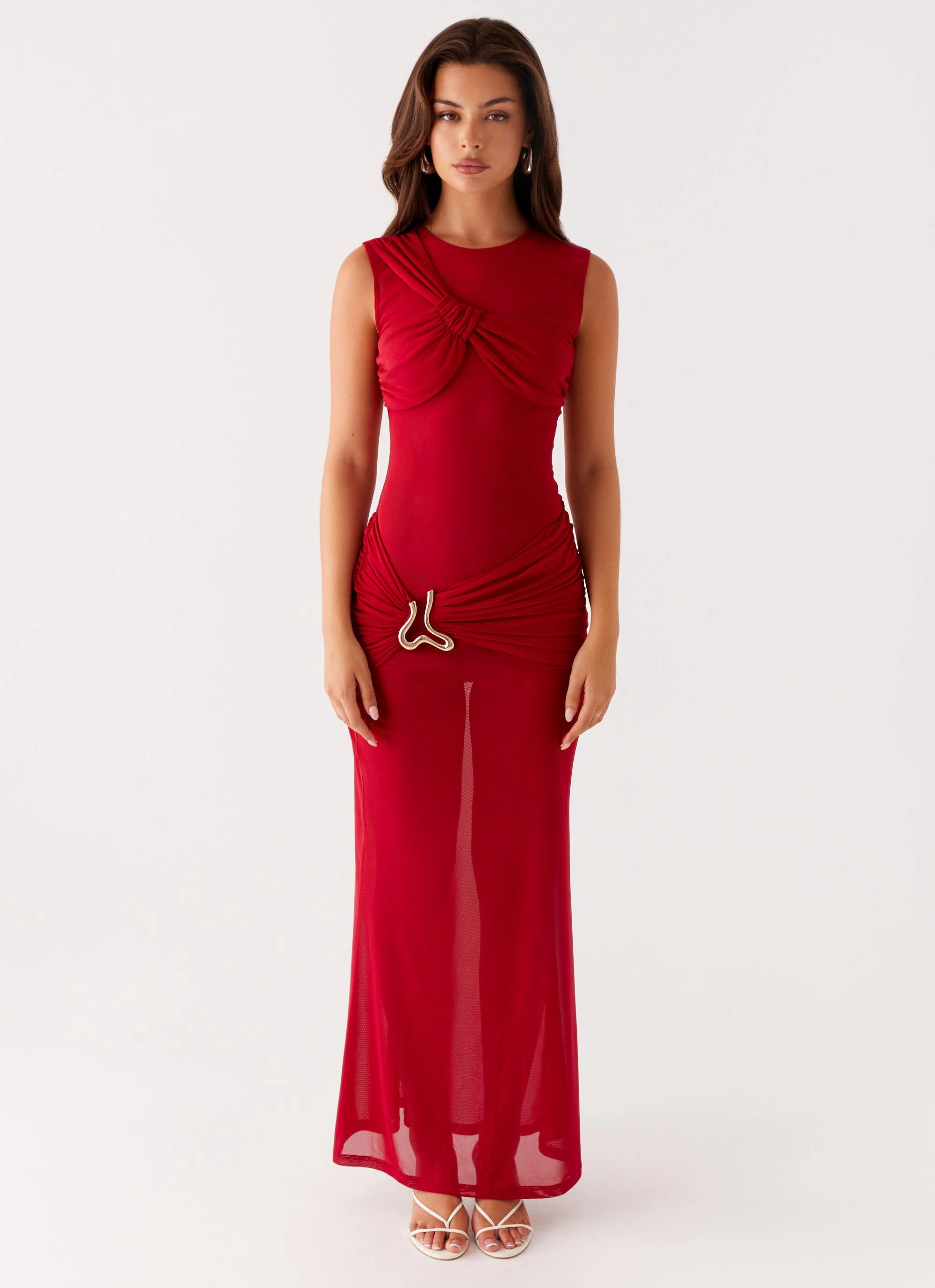 Worldwide Maxi Dress - Raspberry SeamlessConstruction