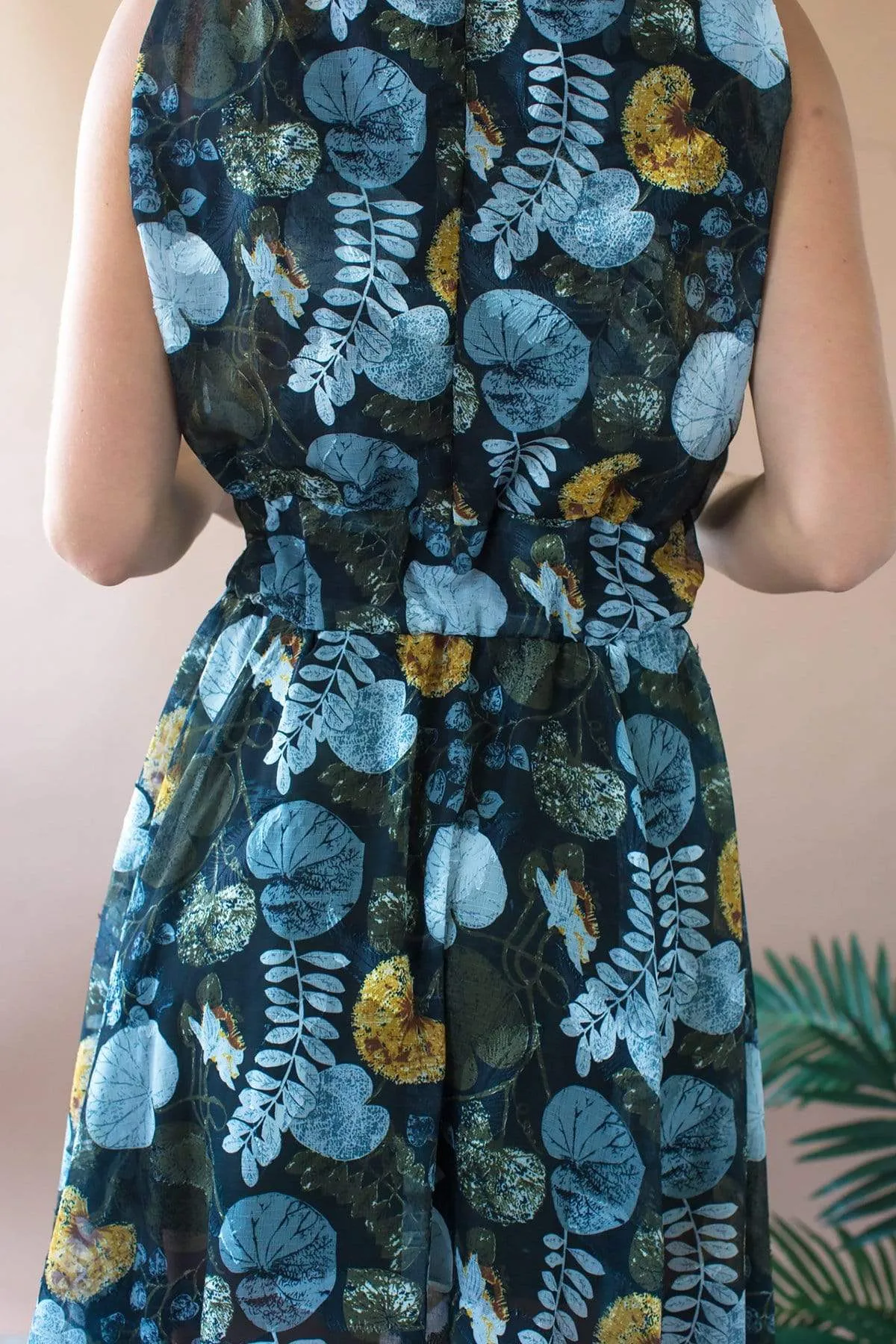 Neutral Tones Emile Dress - Flora Pond