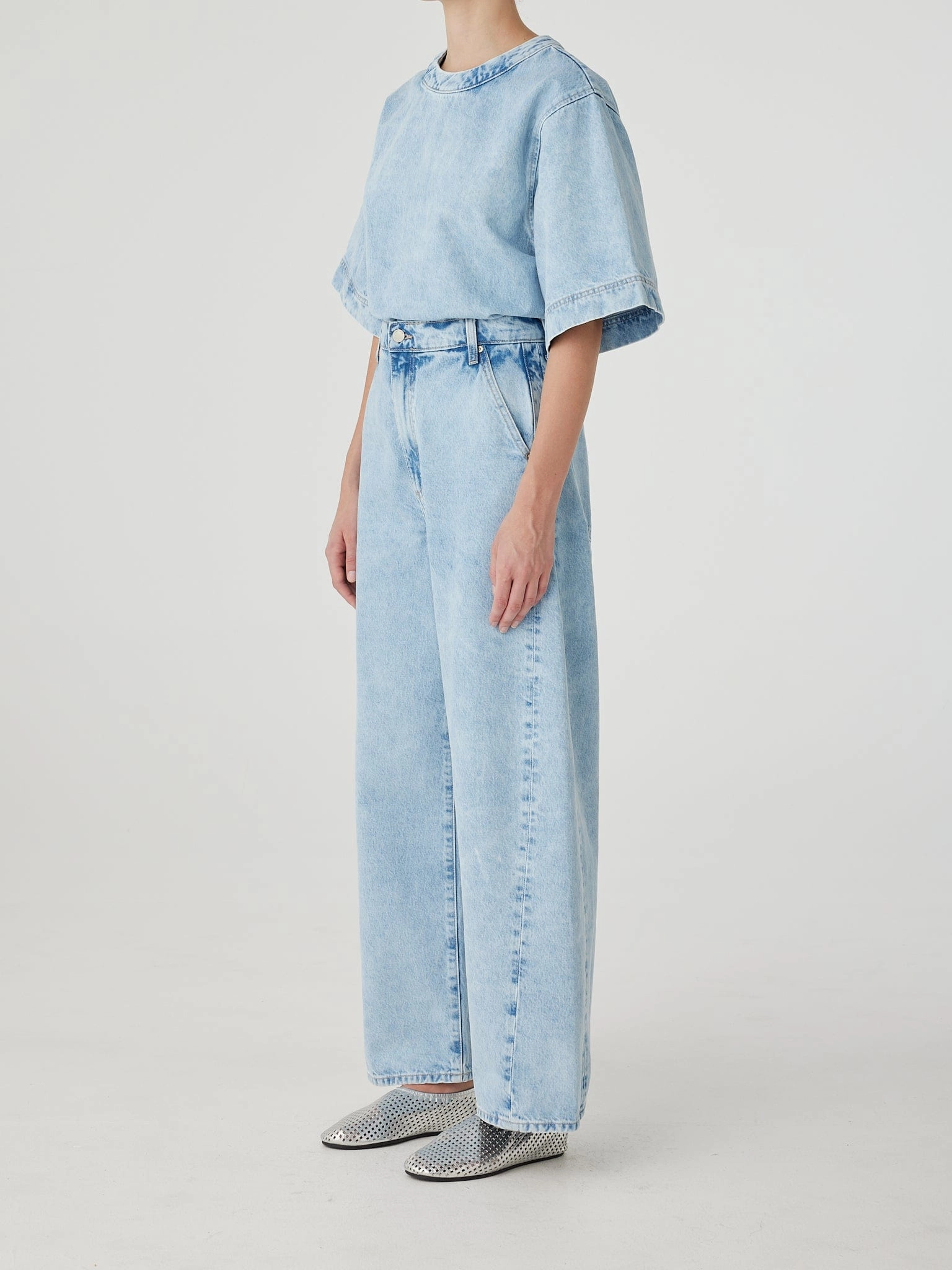 Cropped length Luna Jean Cloud Wash