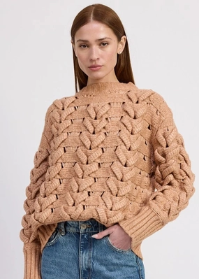 Stylish Design En Saison Elizabeth Cable Sweater Chilly Ready En Saison Elizabeth Cable Sweater