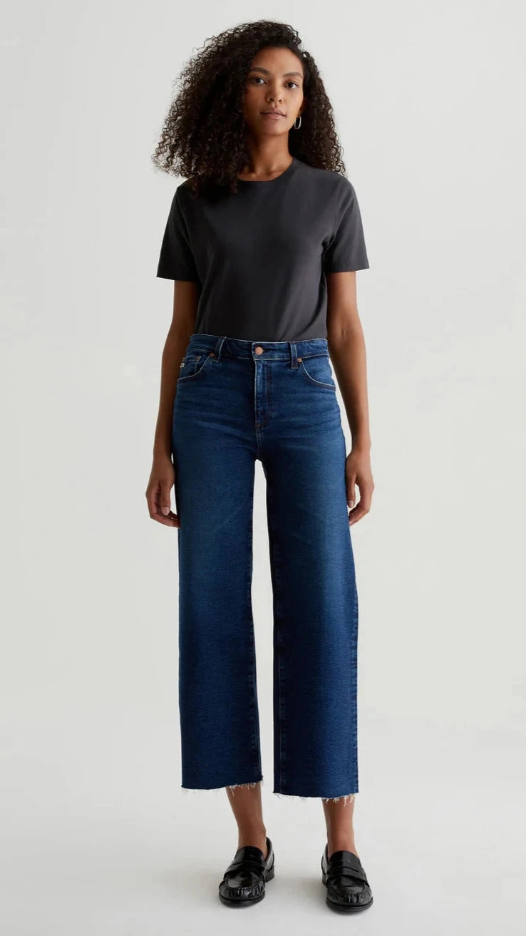 Minimalist Pocket Design AG Saige Wide Leg Crop - 7 Years Antwerp