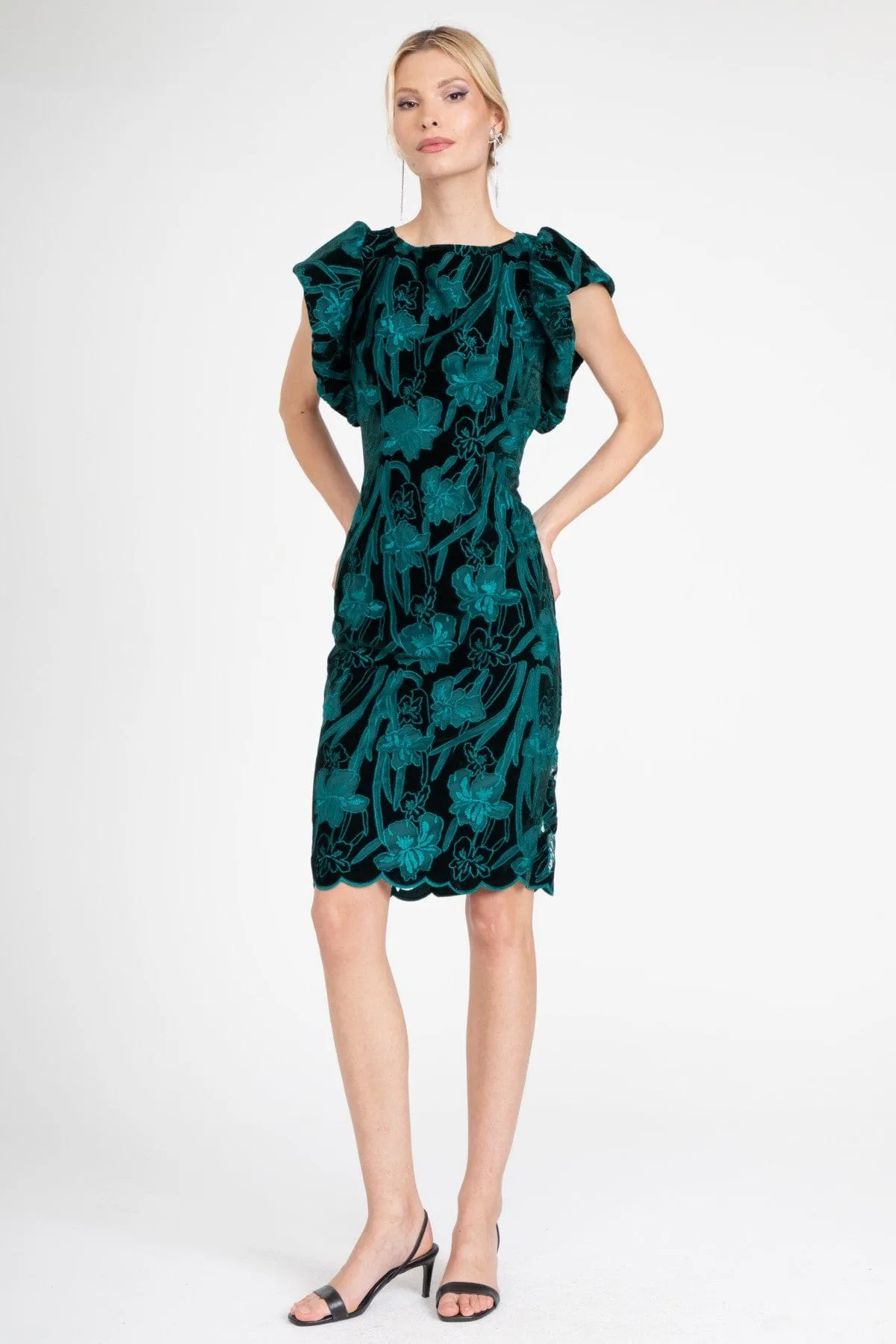 Jasmina Dress ?C Teal Petal Effortless Layering Cool Finish