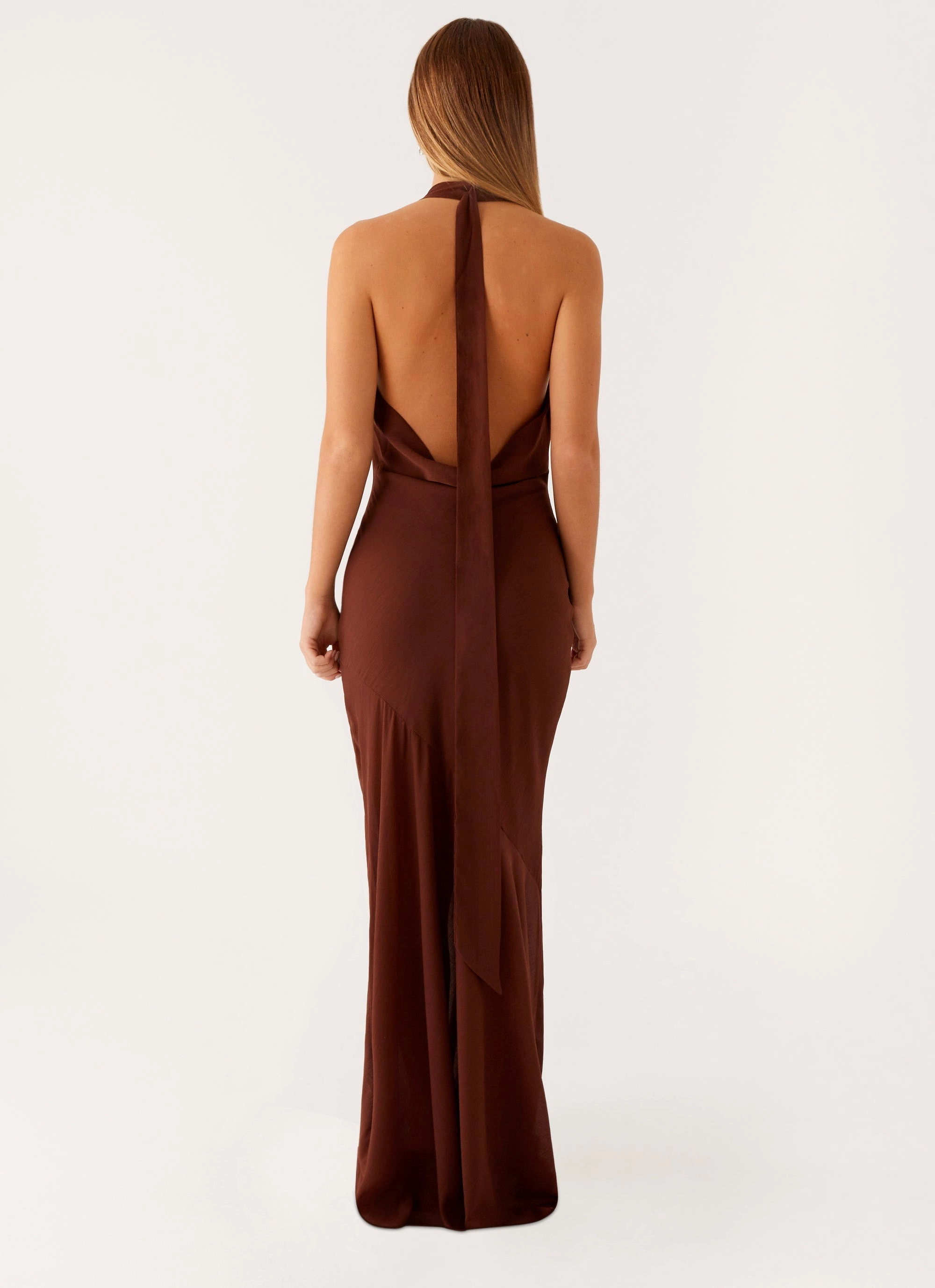 Fashionable Design Flattering Shape Sullivan Maxi Dress - Chocolate