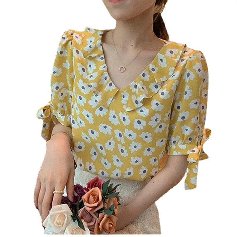 Summer Daisy Dress Slip Korean Girlfriends A-Line Floral Skirt Tops Women Skirt