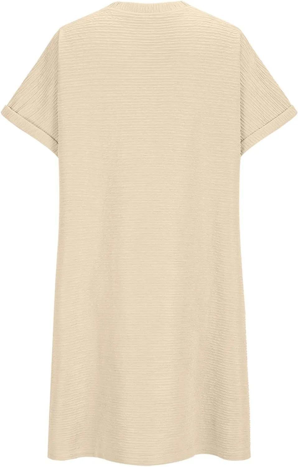 Summer T Shirt Dress Womens Beach Pocket Dress Comfy Lightweight Short Dress Minimalist Short Sleeve Shift Dress