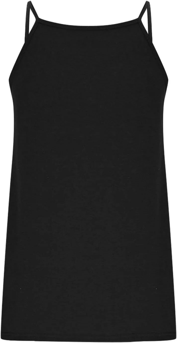 Summer Tank Top for Women Spaghetti Strap V Neck Sleeveless Camisole Casual Fashion Sexy Loose Fit Beach Cami Shirts
