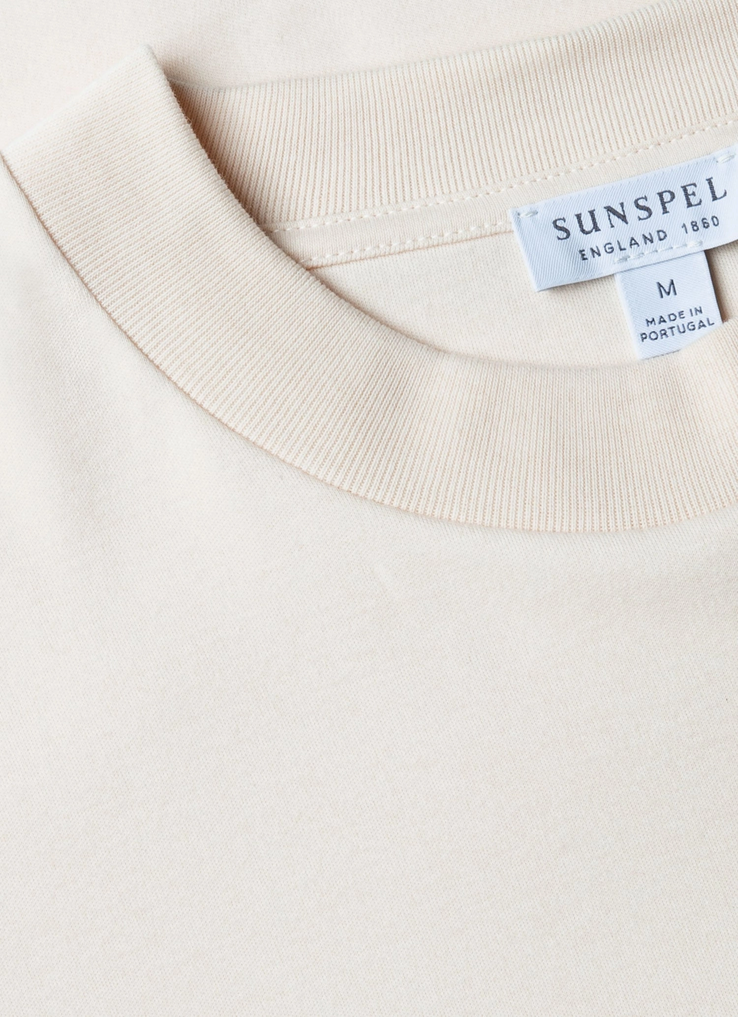 Men's Oversized Heavyweight T-shirt in Undyed Breathable Waistband