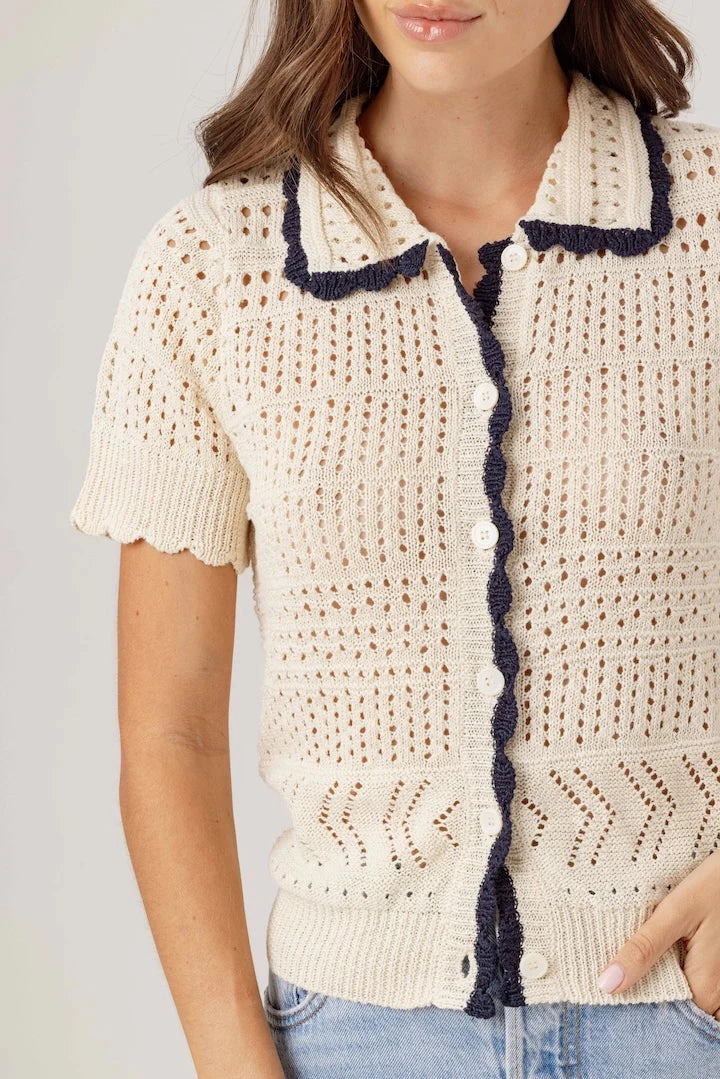 Sundays Agnes Sweater Polo Stylish Comfort