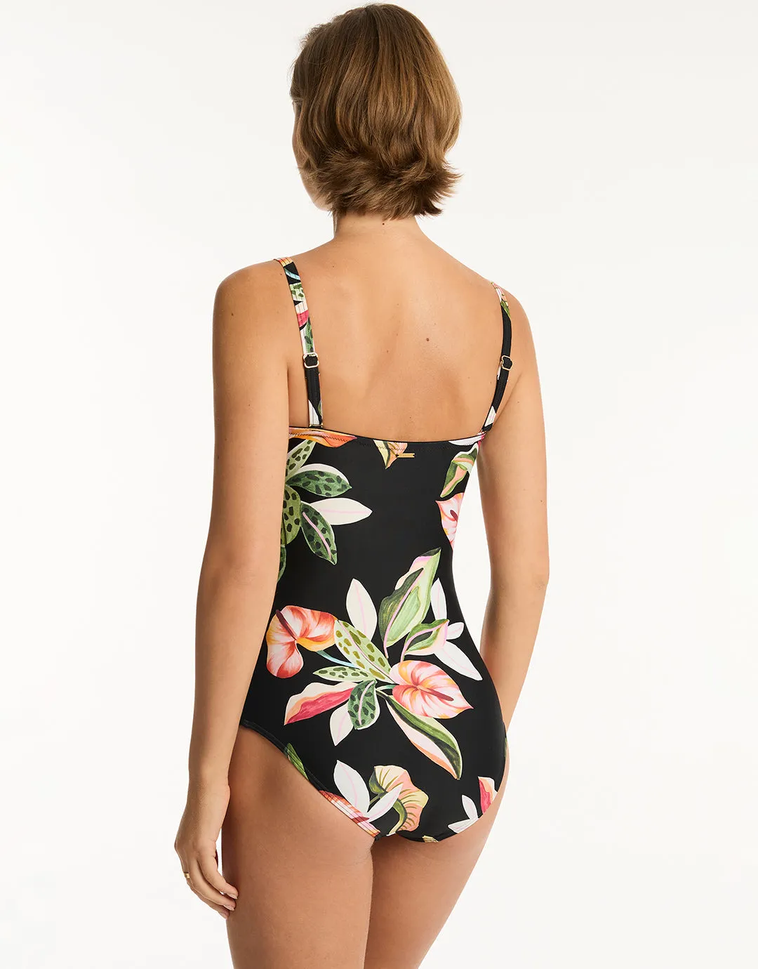 Sundown Twist Bandeau Swimsuit