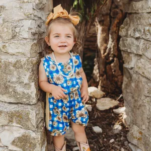 Sunflower Fringe Romper Baby (0-18M)