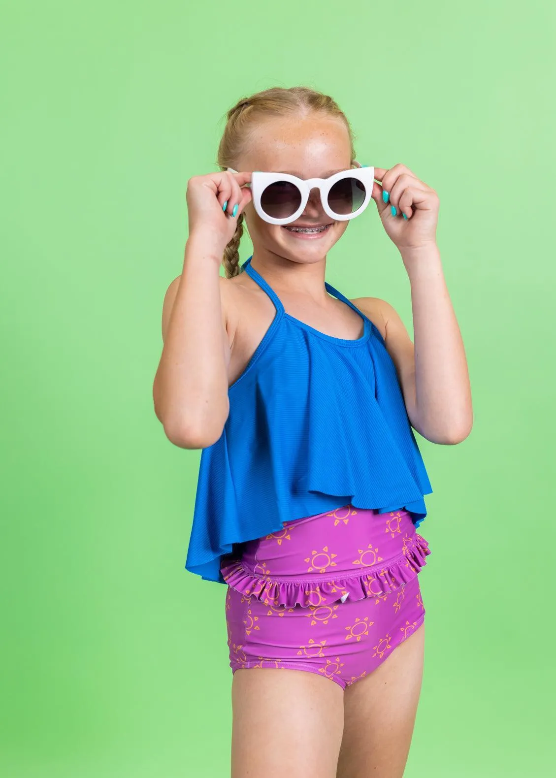 Suns | Youth Mid-Ruffle Bottoms