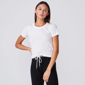 Super Fine Jersey Fitted Crew Neck Tee UVBlocking Layer Relaxed Hoodie Super Fine Jersey Fitted Crew Neck Tee