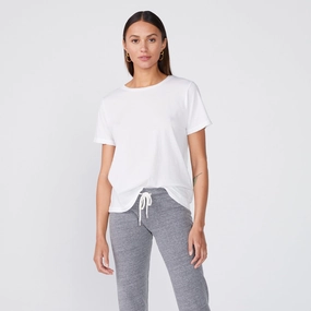 Super Fine Jersey Oversized Crew Neck Tee Heat Regulating Lining Non Restrictive Cut Super Fine Jersey Oversized Crew Neck Tee